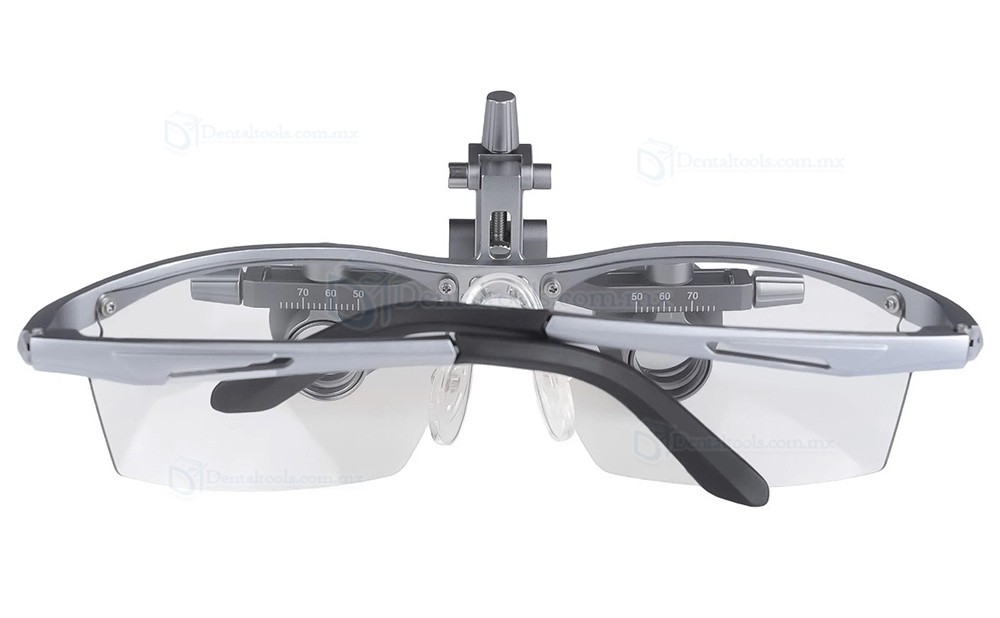 DY-118 Lupa Quir&uacute;rgica Dental de 2.5X y 450mm con Marco de Aluminio y Distancia Interpupilar Ajustable